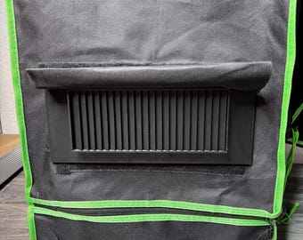Light trap for Vivosun grow tent 14.5 x 31 cm – lightproof & breathable with Velcro fastening