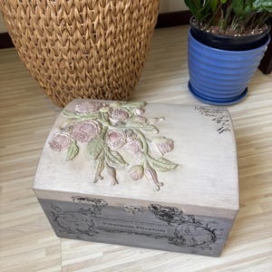 Big decoupage box (Handmade)