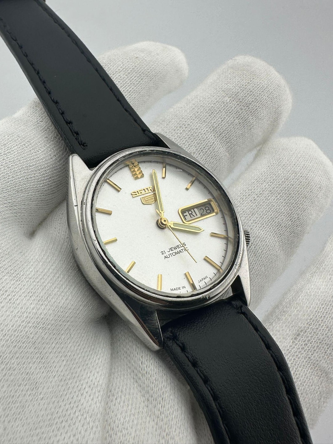 Seiko 5 Automatic - Vintage Wrist Watch - Made in Japan 21 Jewels