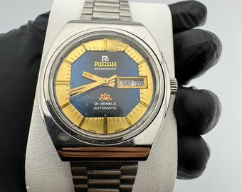 Ricoh Shockproof Automatic 21 Jewels - Vintage Wrist Watch - Made