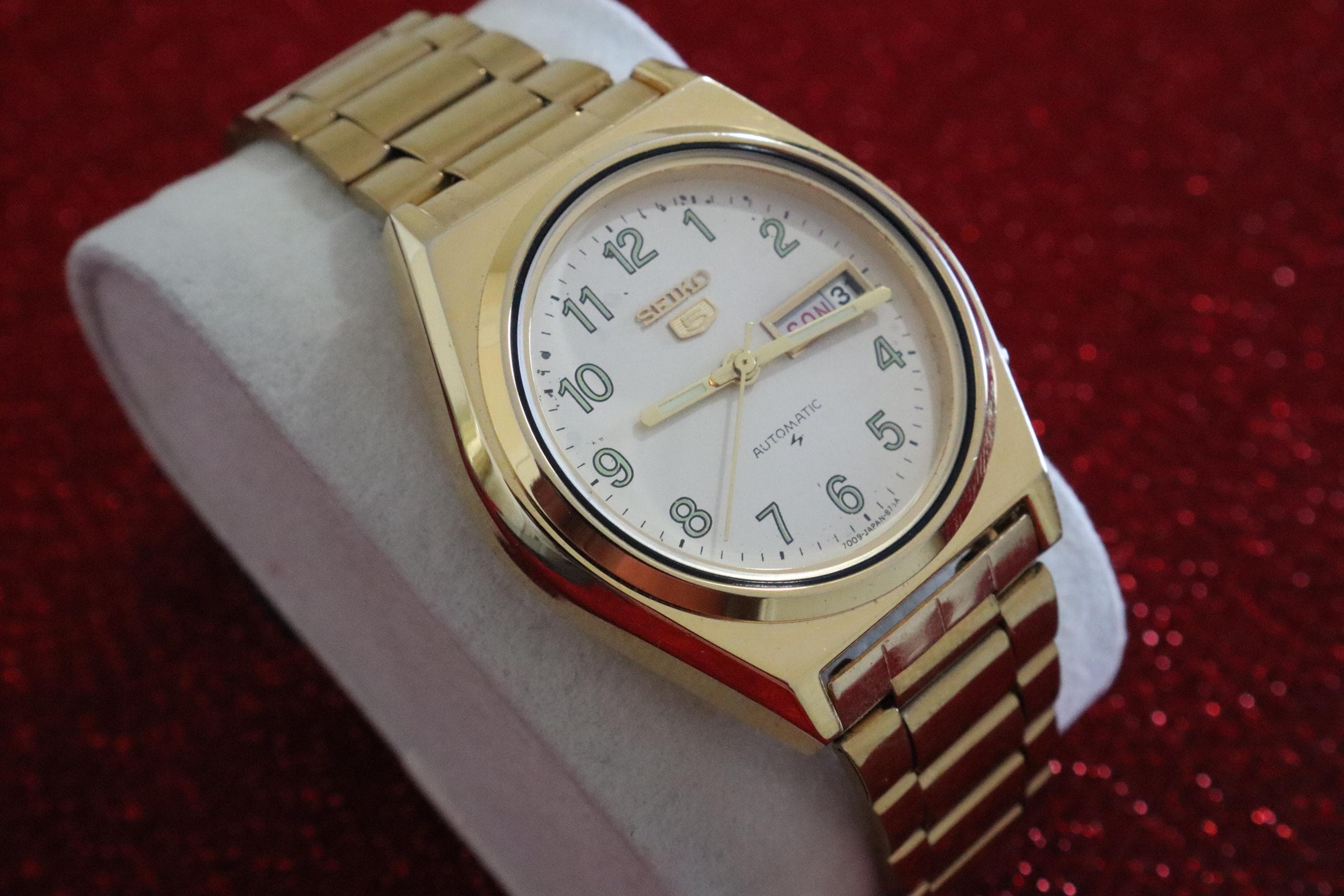 ね*様 セイコー自動巻きメンズ腕時計 6309 ホワイト文字盤 動作品フルーテッ 6309 seiko - Etsy 日本