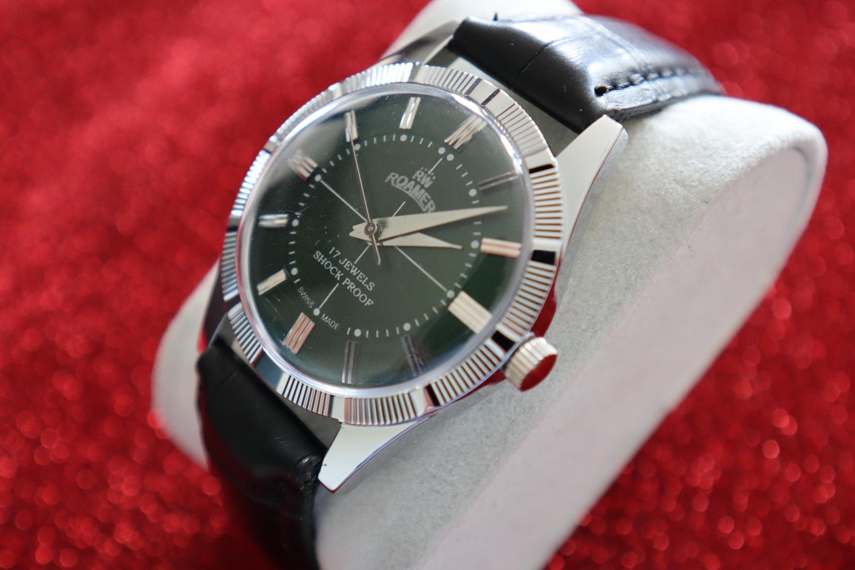 ローマービンテージ手巻時計　ROAMER　17石 ローマービンテージ手巻時計 ROAMER 17石