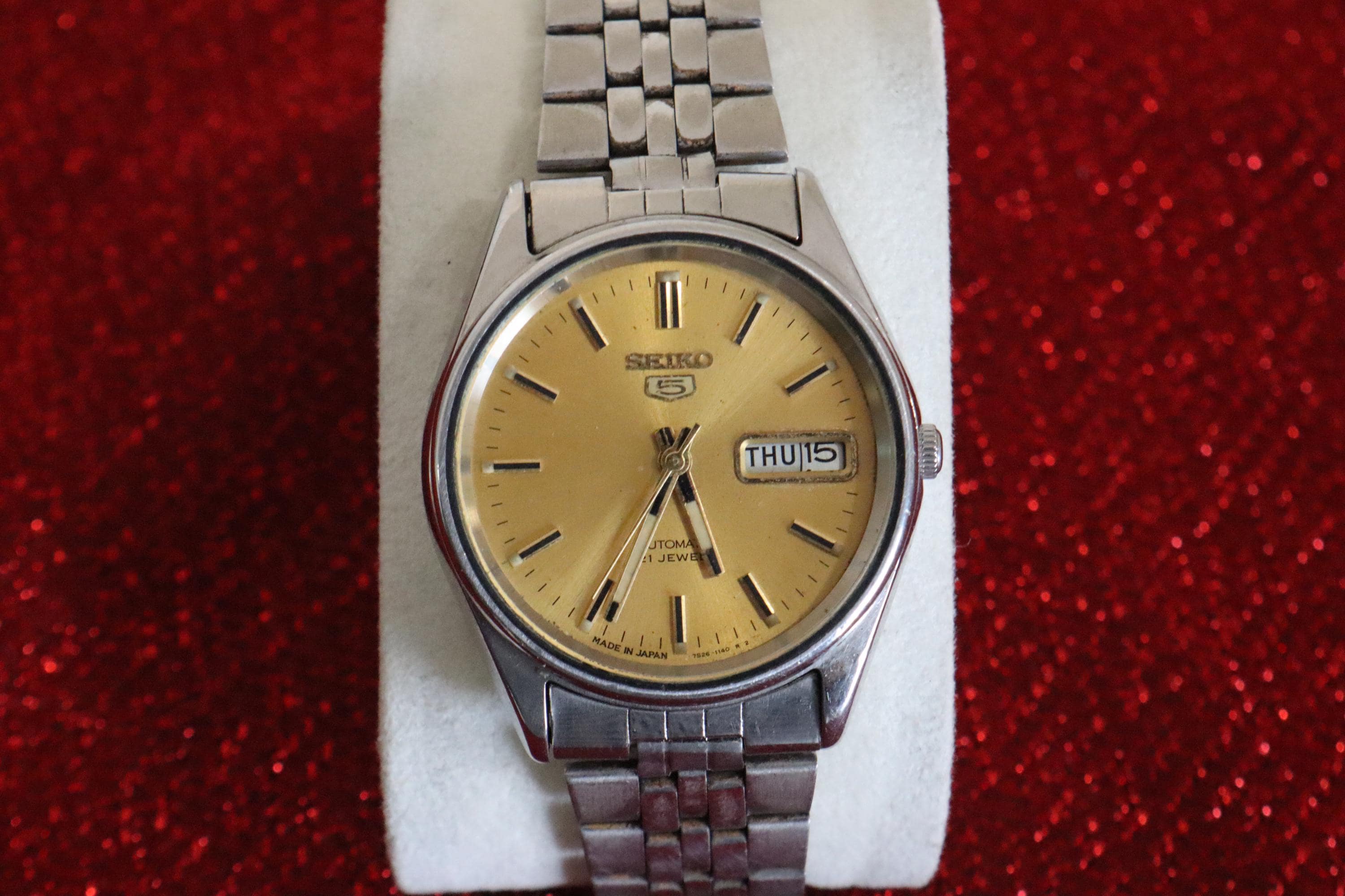 Seiko 5 Automatic 21 Jewels - Vintage Wrist Watch - Made in Japan