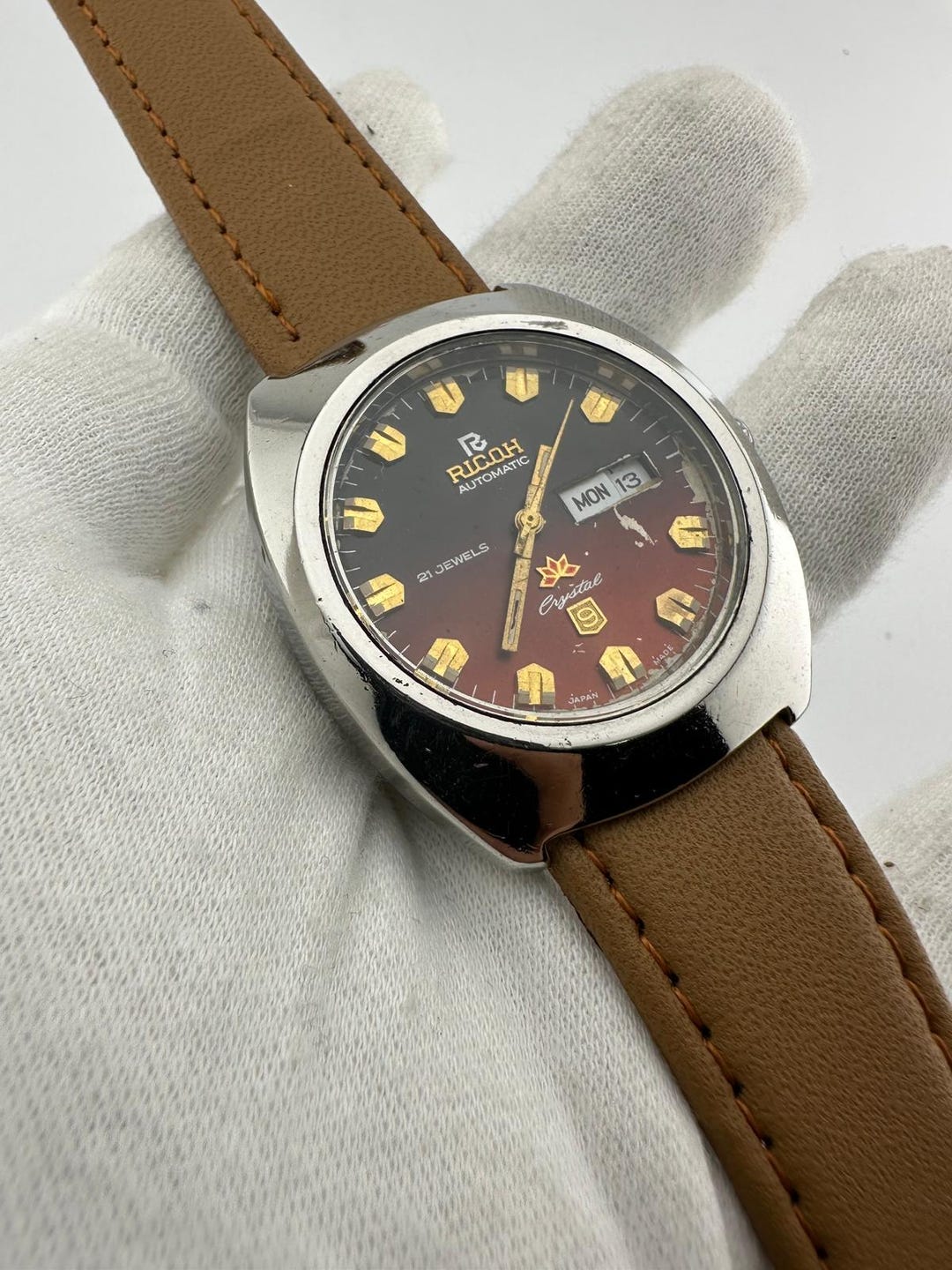 Ricoh Shockproof Automatic 21 Jewels - Vintage Wrist Watch - Made