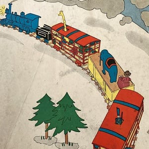 Vintage HCDJ book Watty Piper Little Engine That Could Platt  & Munk 1930 Lenski