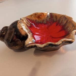 Vintage French ceramic empty pocket, old