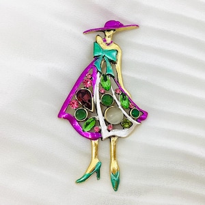 modern women&#39;s brooch, women&#39;s fancy brooch, gift idea for her