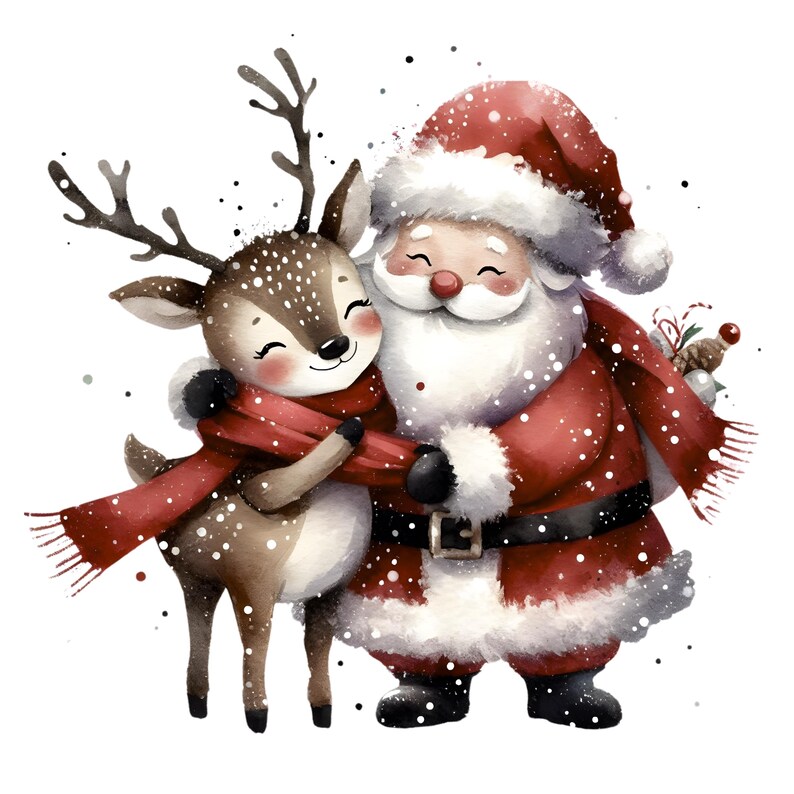 Set Runner e cuscino natalizio Babbo Natale Blanc Mariclo Santa Claus