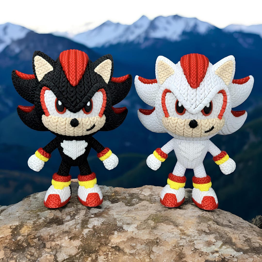 Shadow the Hedgehog 3D Printable Model – STL Digital Download, Multi ...