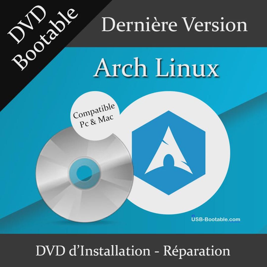 Arch Linux Bootable DVD - Etsy