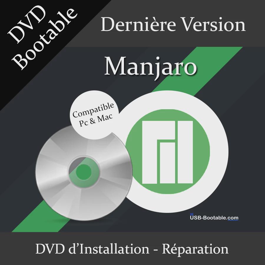 Clé USB Bootable Manjaro Linux - Installation Facile Sur PC/Mac - Multilingue
