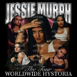 Jessie Murph Worldwide Hysteria The Tour T Shirt PNG Design, Bootleg Tee, Instant Download And Ready To Print