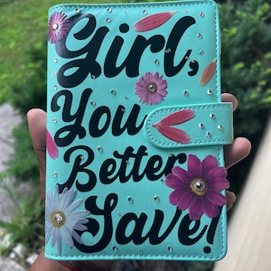 A6 budget binder Green