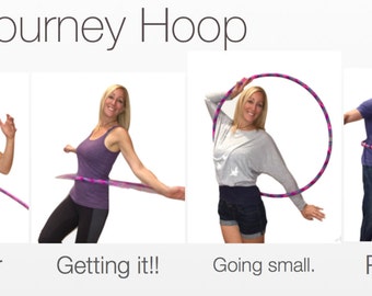 The Journey Hula Hoop - 6 hoops in one - the ultimate travel Hoop