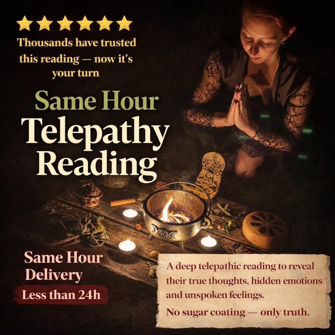 Buy Same Hour Telepathy Reading | Honest Psychic Insight Into Their ...
