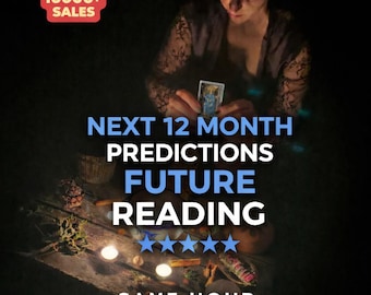 12-Month Psychic Predictions | Love, Life & Career Future Reading (Same Hour Delivery)