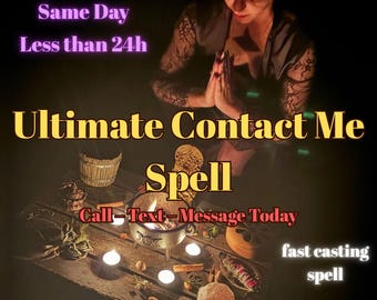 Ultimate Contact Me Spell | Same Day Call | Text or Message | Powerful Communication Ritual | White Magic | Instant Results