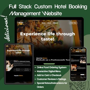 Website angepasste Business Full Stack Website Hotel-Mangement System