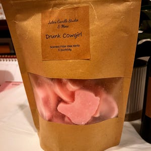Drunk Cowgirl Scented Wax Melts, Homemade Soy Wax, 5oz