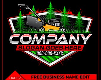 Gepersonaliseerde logo-ontwerp gazononderhoud, huisstijl landschapsarchitectuur (digitaal)