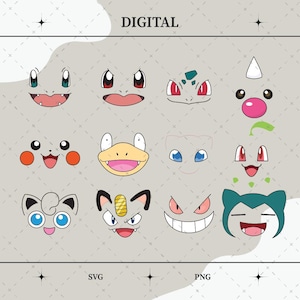 Video Game Faces Svg Png Face Clipart Instant Download File