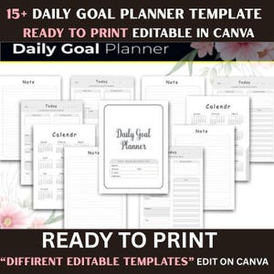 2025 Digital Goal Planner: Daily Productivity, Habits & Reflections (GoodNotes Planner)