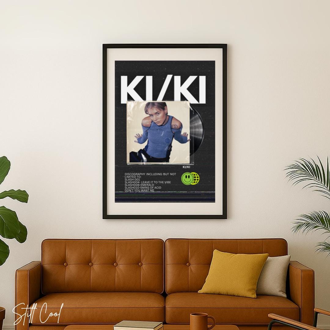 KI/KI – DJ Tribute Poster - Etsy