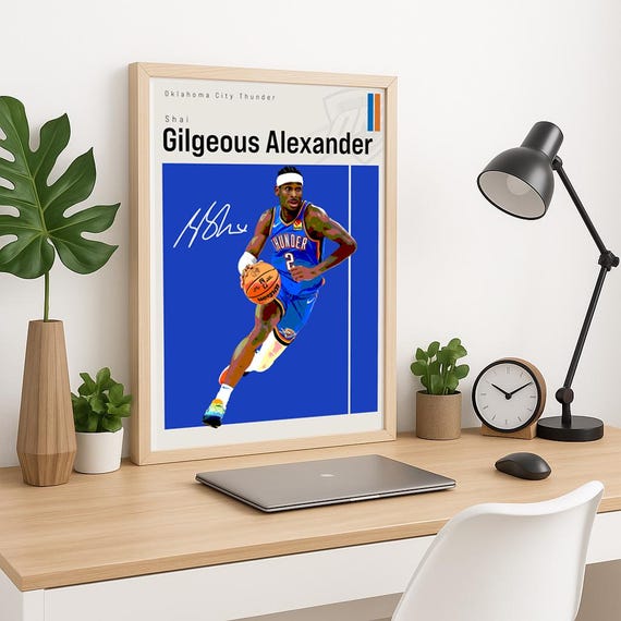 シェイ・ギルジャス＝アレクサンダー ポスター – OKCサンダー NBA
