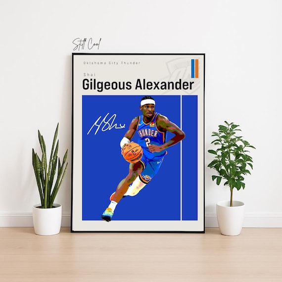 シェイ・ギルジャス＝アレクサンダー ポスター – OKCサンダー NBA