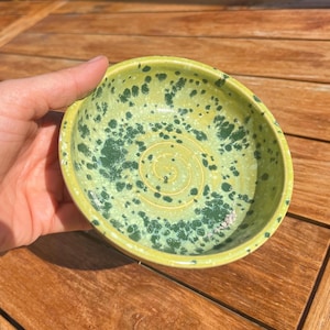 Lime Speckle Bowl
