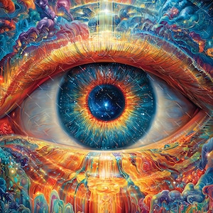 Psychedelic Eye Art - Etsy