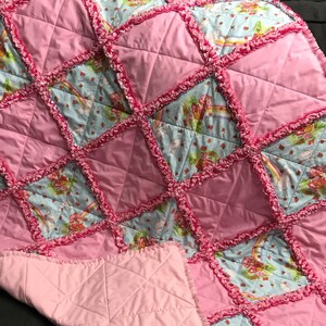 Finding Nemo Baby Rag Quilt Handmade One Of A Kind Baby Rag Quilt Baby Crib Nursery Shabby Chic Quilt