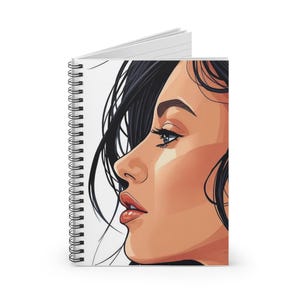 Stylish Spiral Notebook for Creative Minds, Personalized Journal, Art Sketchbook, School Supplies, Gift for Artists, Note-taking