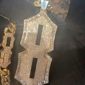 Pingente casual para casamento, pingente personalizado para presente de hip hop, pingente com nome de hip hop masculino, joias Ice Out, prata 925