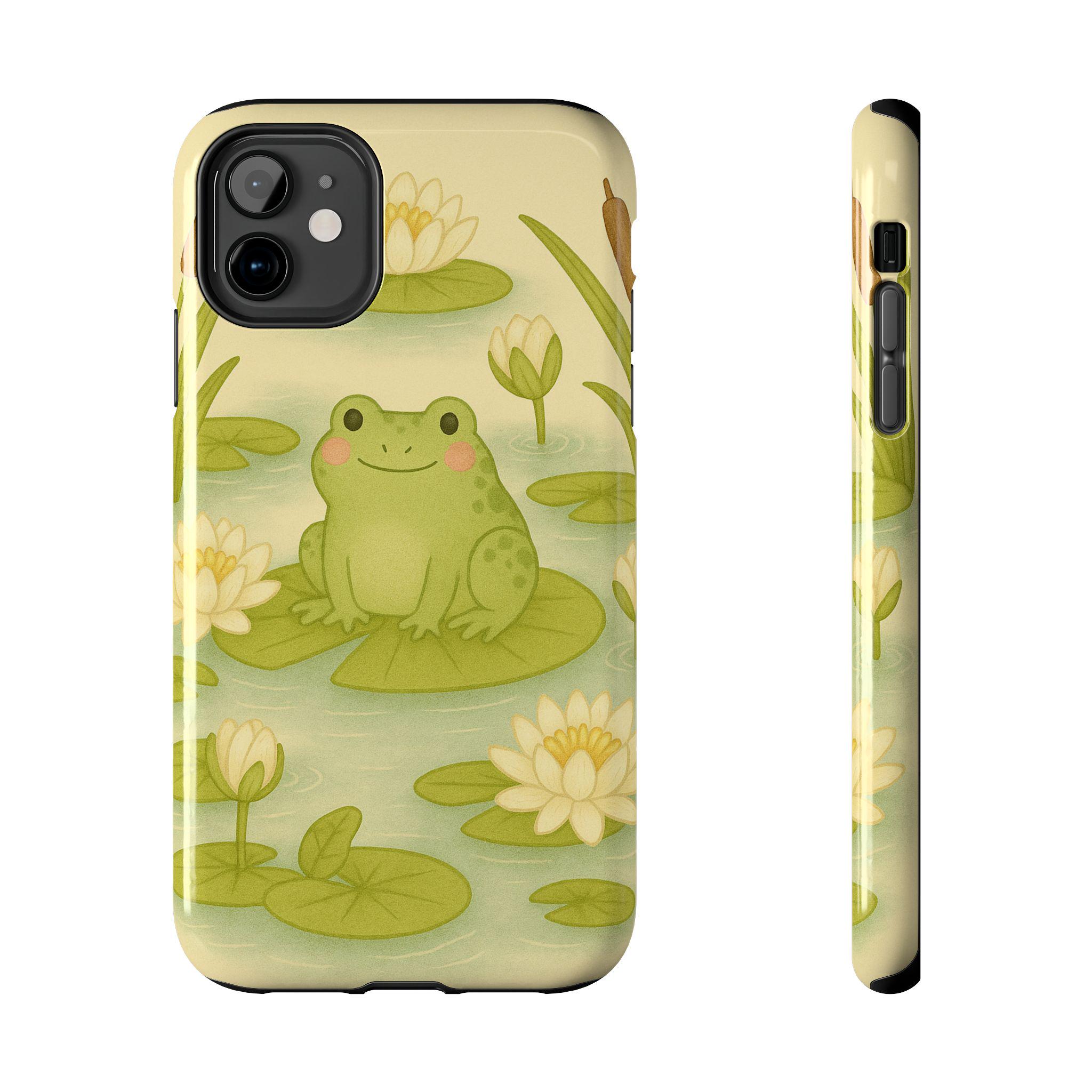 Custodia Hippie Fairy Frog Per IPhone 14 Pro Max, Design Cottagecore Rana, Antiurto In TPU, Stampa Resistente - 2