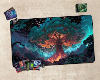 Anime TCG-speelmat, accessoires ruilkaartspel, accessoire voor pc-games, gaming-bureaumat sterrenhemel: TCG-speelmat, grote muismat