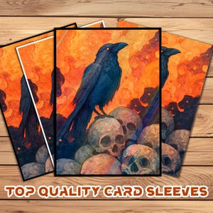 raven card sleeves Quote the Raven Deck Box