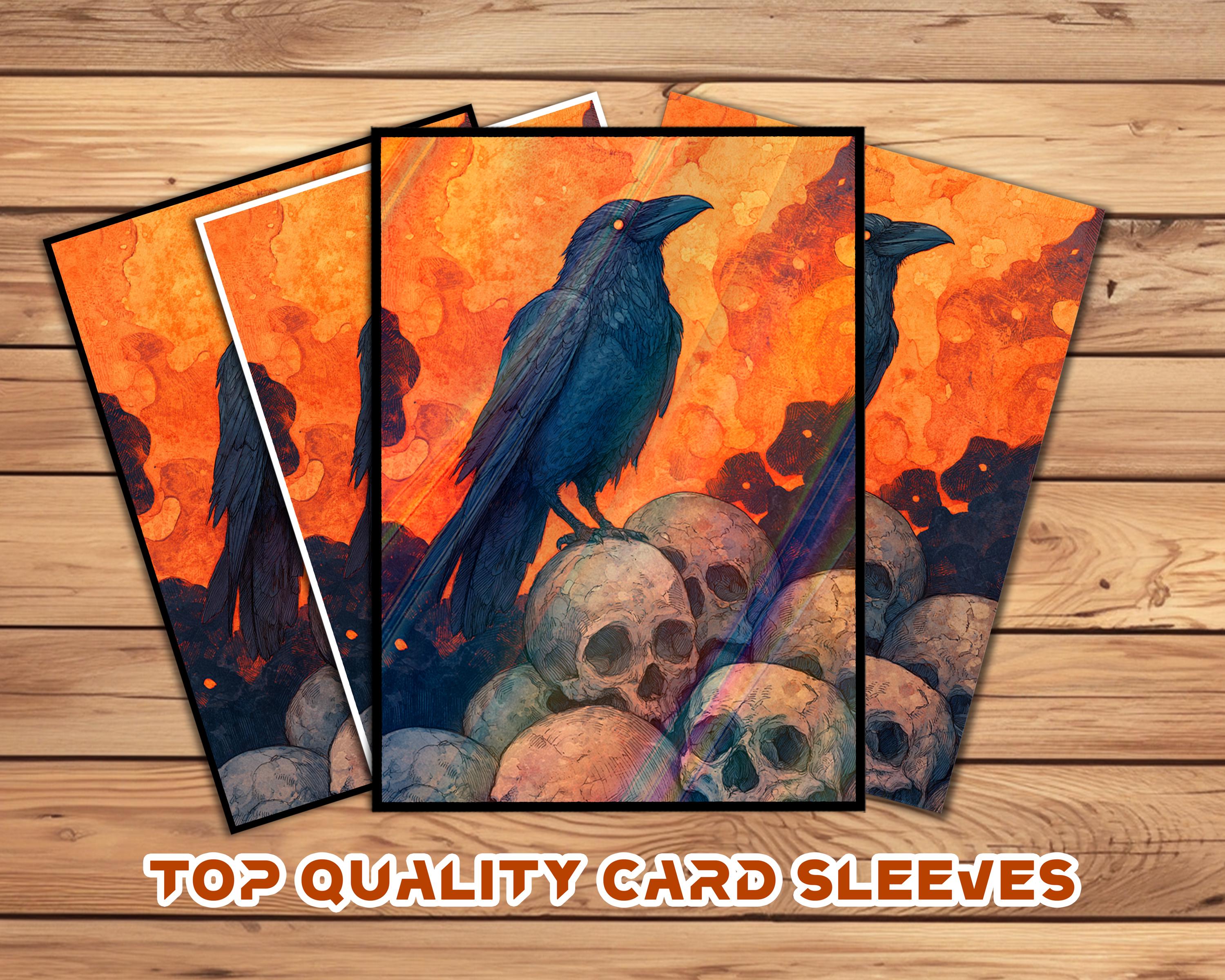 Mtg Card Sleeves Raven - Etsy