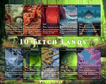 Japanese Style Fetch Land Proxy Set - Custom Proxy Commander