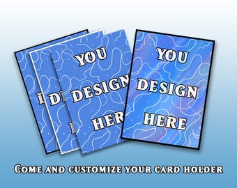 Custom Card Sleeves  - Print Your Design on Durable,Top Quality Magic Sleeves,Perfectly match your deck and make your deck unique!