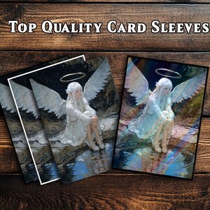 Pochettes pour cartes, pochettes pour cartes MTG, pochettes pour cartes de qualité supérieure, pochettes pour cartes magiques, cadeaux pour les joueurs, ange au bord de l'eau
