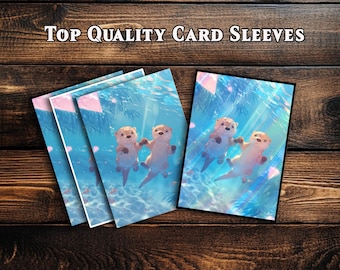 Mtg Otter Sleeves, Matte or Foil Art Card Sleeves, Gift for Gamer, Standard  Size - Etsy