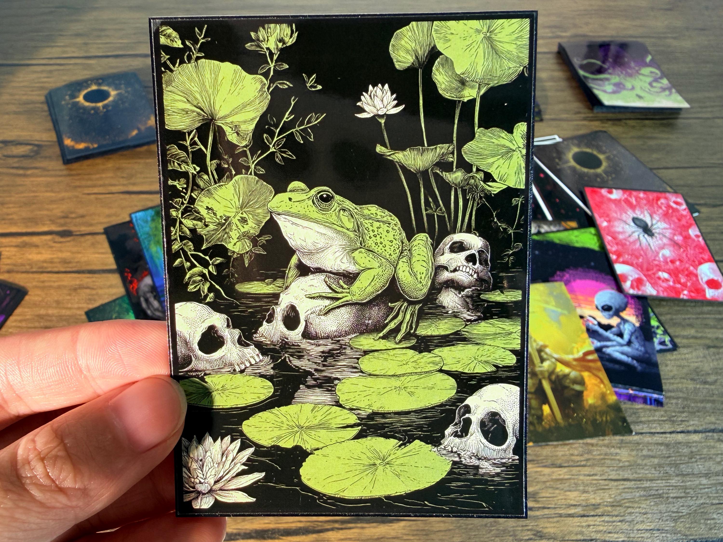 Mtg Frog Card Sleeves - Etsy