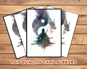 yin yang card sleeves Koi Sleeve Design | TCG Printable (digital File) MTG Card Sleeves, Yin &