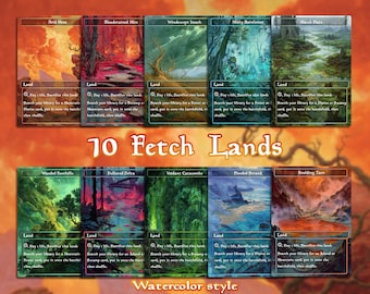 Japanese Style Fetch Land Proxy Set - Custom Proxy Commander