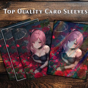 Capas para cartas, capa para cartas de MTG, capa para cartas de alta qualidade, capa para cartas de Magic, presentes para jogadores, Mystic Rose - Surrounded Maiden