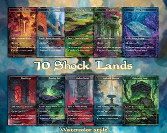 ショックランド セット #1 - 統率者戦 Edh/cEDH 用 MTG プロキシ