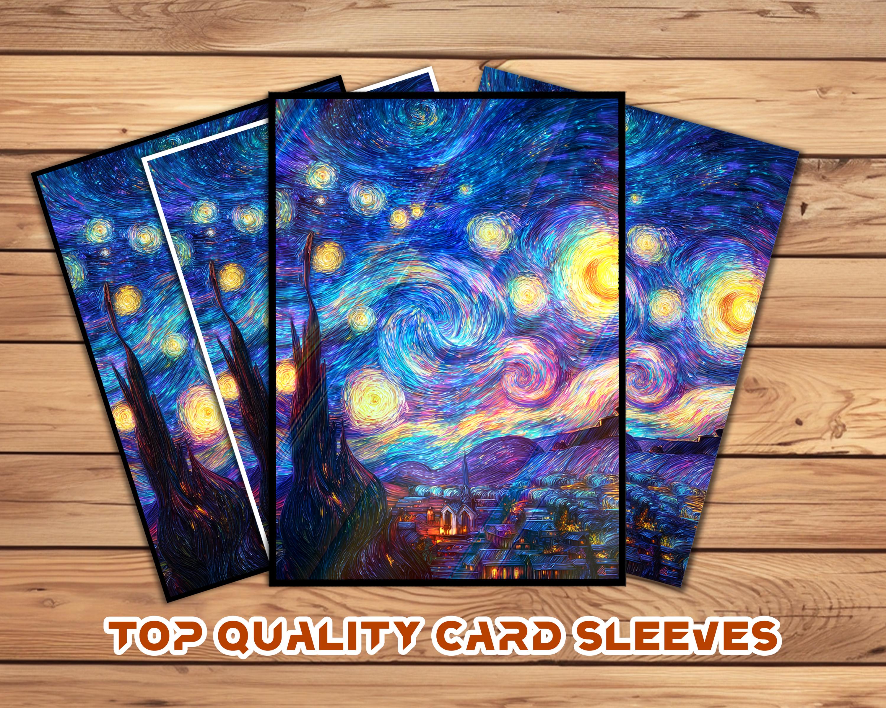 Card Sleeves, Card Sleeve,top Quality Card Sleeve, Perfect Fit Sleeves, Art Sleeves,van Gogh - Style Starry Town - Etsy Canada Card Sleeves, Card Sleeve,top Quality Card Sleeve, Perfect Fit Sleeves, Art Sleeves,van Gogh - Style Starry Town - Etsy Canada