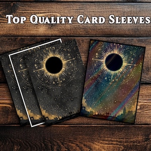 Kartenhüllen, MTG Kartenhülle, hochwertige Kartenhülle, magische Kartenhülle, Geschenke für Gamer, Mystic Eclipse Night