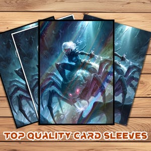 erotic card sleeves 60 PCS Foil Anime Card Sleeves for MTG, 67×92mm Anime Character HD Printing  Outer Trading Card Sleeves Card Protector Compatible with TCG/PTCG :  Amazon.ca: Toys & Games main image 0